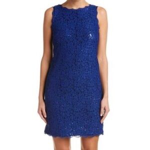 Adrianna papell evenings blue lace dress size 20w